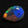 7x10 mm - Pear Cut - AAAAAAAAA - Ethiopian Welo Opal Super Sparkle Awesome Amazing Full Colour Fire